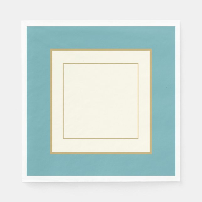 serviettes en papier pour fête, aspect porcelaine, (Devant)