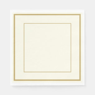 serviettes en papier pour fête aspect porcelaine o