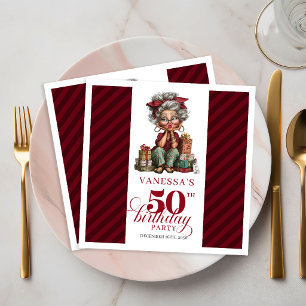 Serviettes en papier pour fête d'anniversaire des 