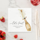 Serviettes en papier pour fête de fiançailles de c