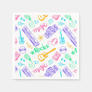 Serviettes en papier pour instruments de musique,