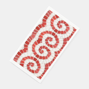 SERVIETTES EN PAPIER POUR INVITÉS MOSAÏQUE IONIQUE