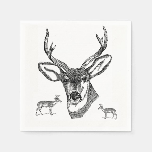 Serviettes en papier pour la Fête des Pères (Devant)