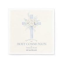 Serviettes en papier pour la Première Communion, c