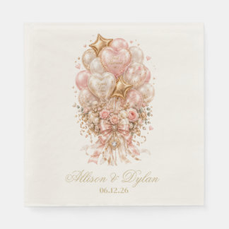 Serviettes en papier pour mariage