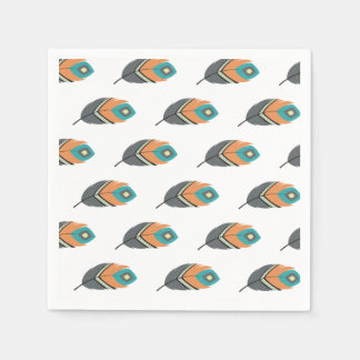 SERVIETTES EN PAPIER POW WOW TRIBAL PARTY NAPKINS