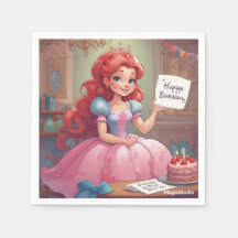 Serviettes en papier Princess