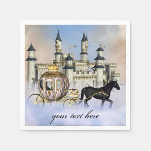 Serviettes En Papier Princess Castle Fairy Tale