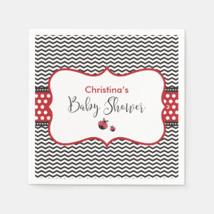 Serviettes En Papier Red Ladybug