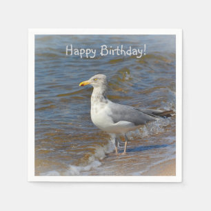 Serviettes En Papier Regarder la mouette fixement