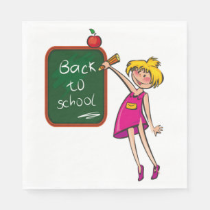 SERVIETTES EN PAPIER RETOUR À L'ÉCOLE