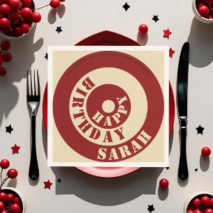 Serviettes en papier Retro