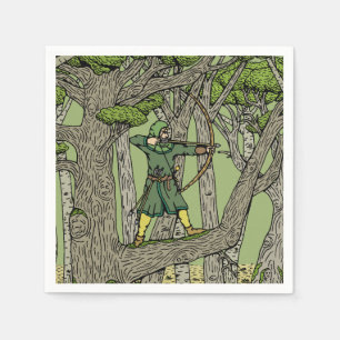 Serviettes En Papier Robin des Bois