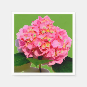 Serviettes En Papier Rose Hydrangea rose fleur rose rose floral