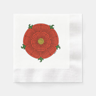 Serviettes En Papier Rose rouge de Lancaster