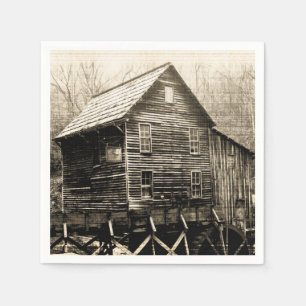 Serviettes En Papier Roue vintage