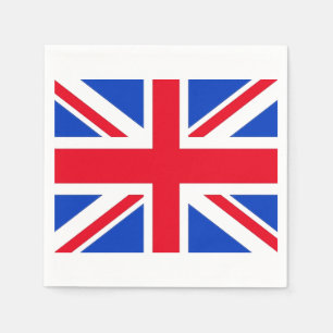 Serviettes En Papier Royaume-Uni Union Jack Paper Party Napkins