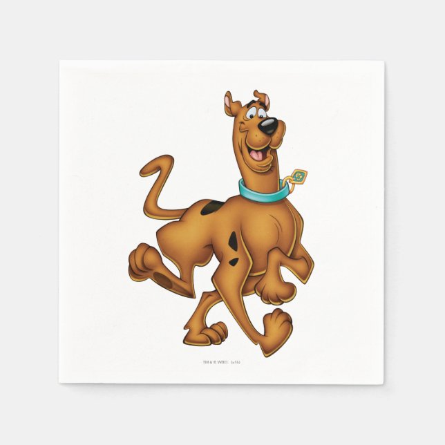 Serviettes En Papier Scooby-Doo Joyeuse Marche (Devant)