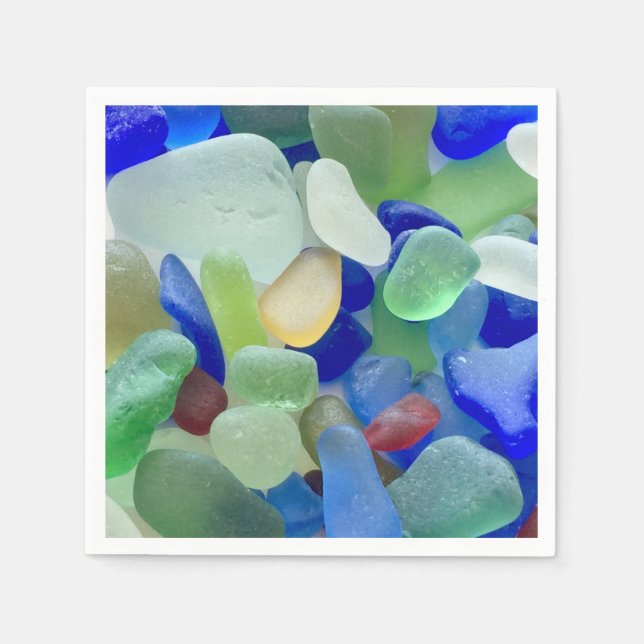 serviettes en papier Seaglass (Devant)