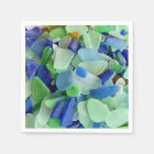 serviettes en papier Seaglass