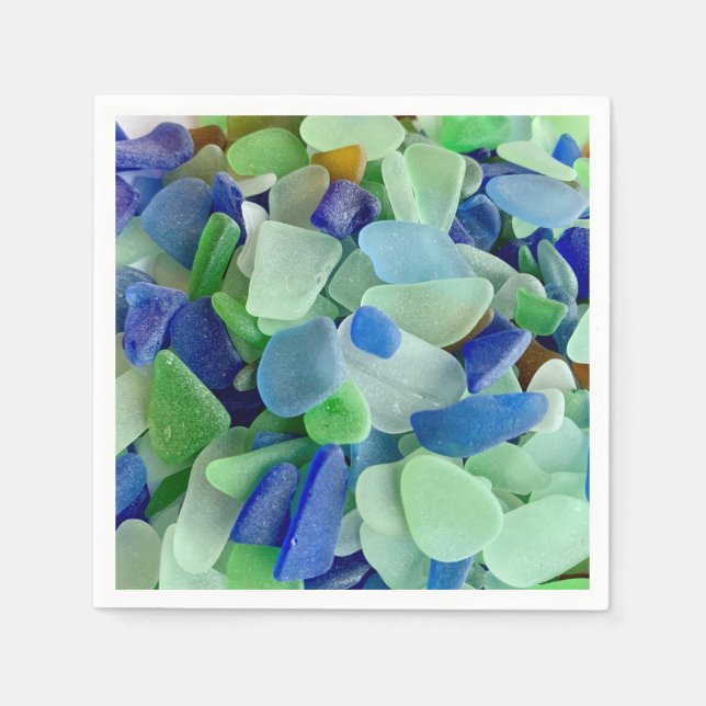 serviettes en papier Seaglass (Devant)