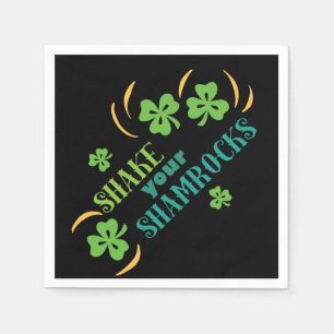 Serviettes En Papier Secouer vos Shamrocks
