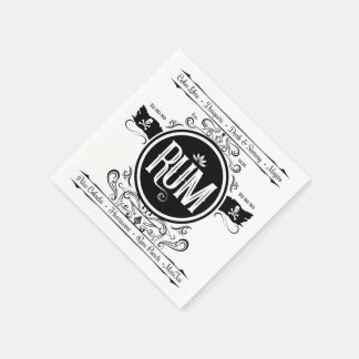 Serviettes En Papier Serviette pour cocktail au rhum