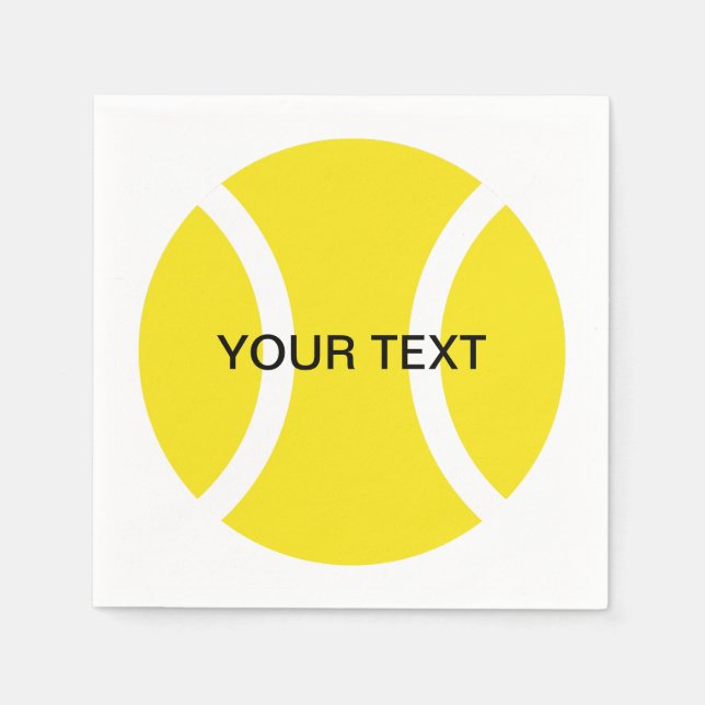 Serviettes En Papier Serviettes de tennis à thème pour la maison ou le  (Devant)