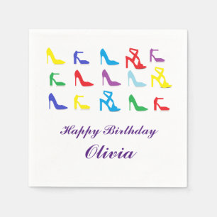 Serviettes En Papier Serviettes personnalisées en papier "Chaussures"