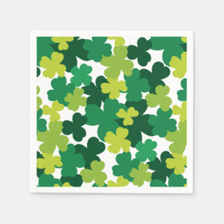 Serviettes En Papier Shamrock de la Saint-Patrick Motif