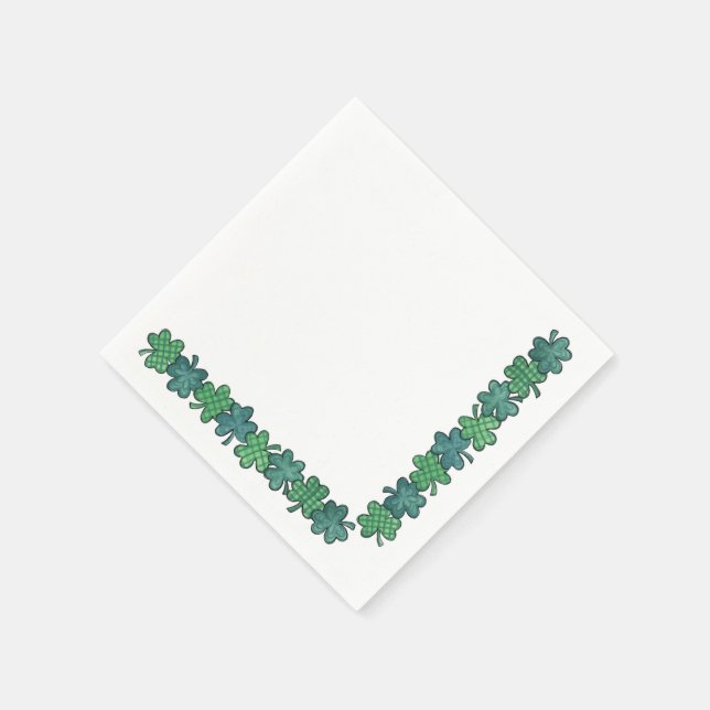 Serviettes En Papier Shamrock - Papier (Coin)