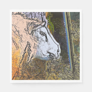 SERVIETTES EN PAPIER SHEEP