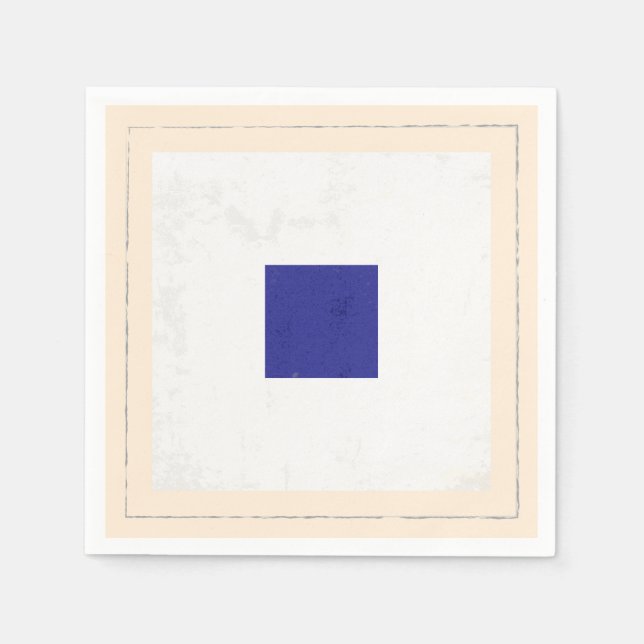 Serviettes En Papier Signal lettre nautique "S" (Devant)
