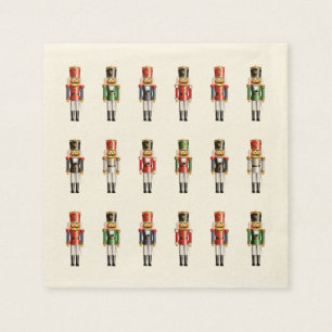 Serviettes En Papier Soldats du Jouet de Nutcracker de Noël