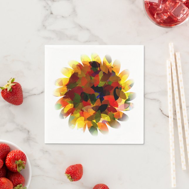 SERVIETTES EN PAPIER SOUFFLE (En situation)