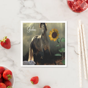 Serviettes en papier Sunflower Horse