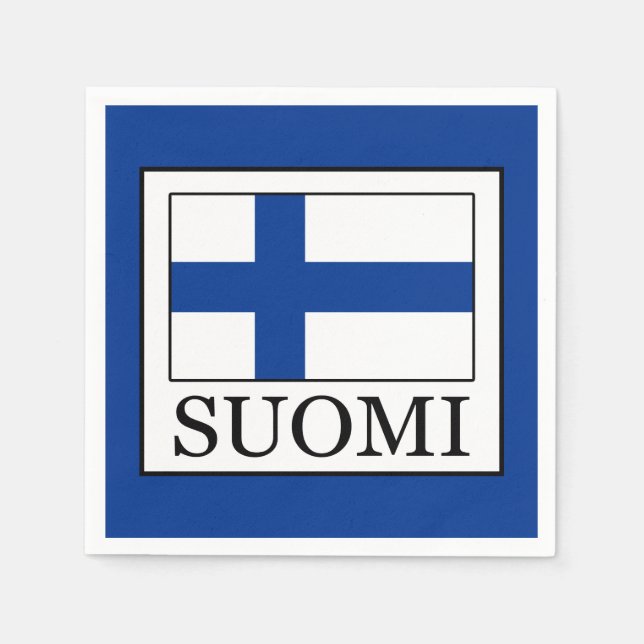 Serviettes En Papier Suomi (Devant)