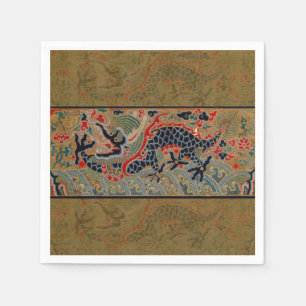 Serviettes En Papier Symbole dragon chinois Antique asiatique