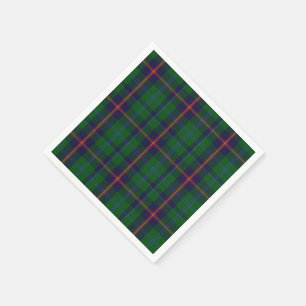 Serviettes en papier tartan