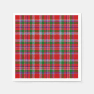 Serviettes En Papier Tartan de Burrell de clan