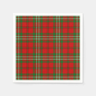 Serviettes En Papier Tartan de Scott de clan