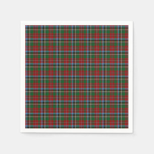 Serviettes En Papier Tartan d'état de la Caroline du Nord