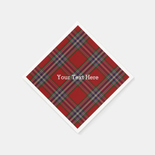 Serviettes en papier tartan MacFarlane