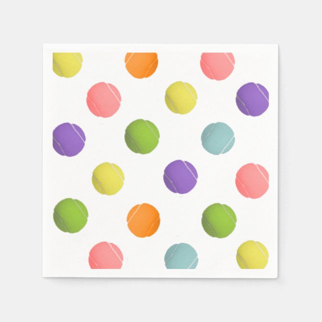 Serviettes En Papier Tennis (Devant)