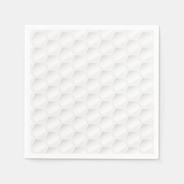 Serviettes En Papier texture de balle de golf (Devant)