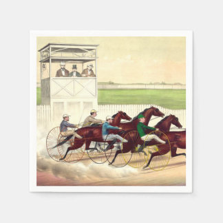 Serviettes En Papier TOP Horse Racing Life
