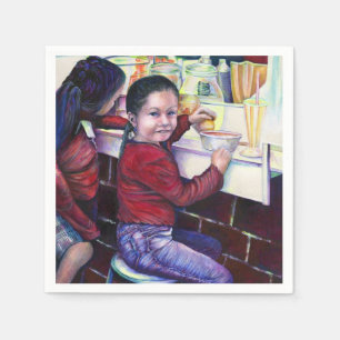 Serviettes En Papier Toutes les bonnes filles reçoivent de la crème gla