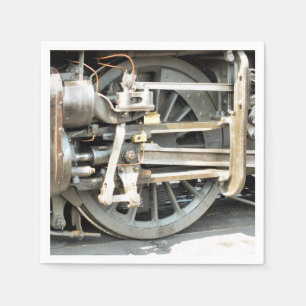 SERVIETTES EN PAPIER TRAINS À VAPEUR