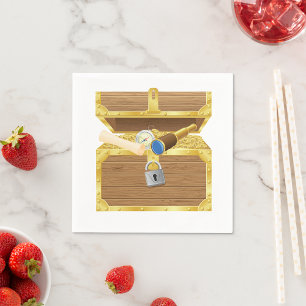 Serviettes en papier trésor ancien