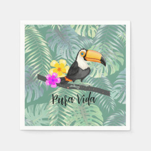 Serviettes en papier Tropical Toucan Pura Vida